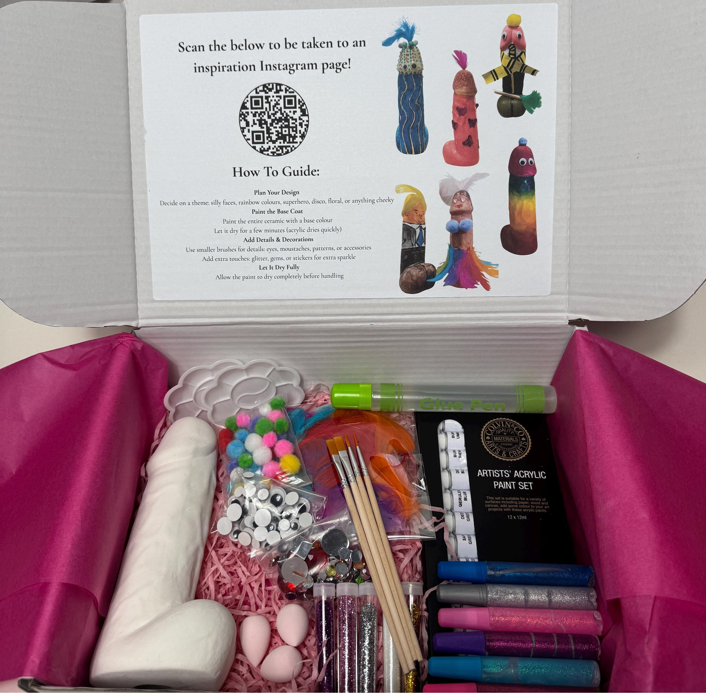 Ceramic Penis Painting Kit