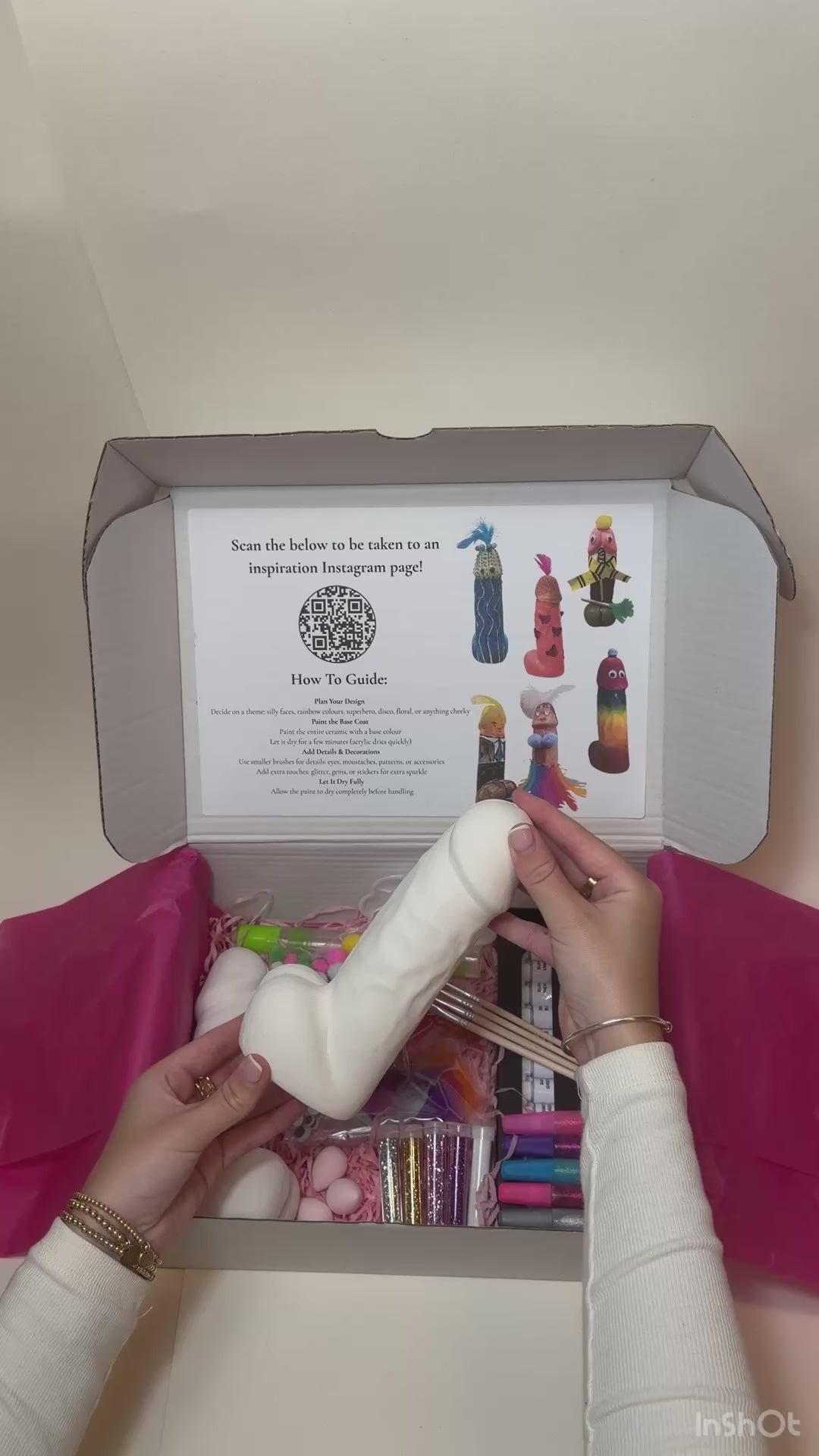 Ceramic Penis Painting Kit